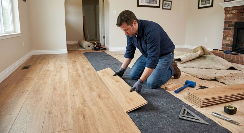 Laminate Floor Remodeling in Prince Georges County, MD
