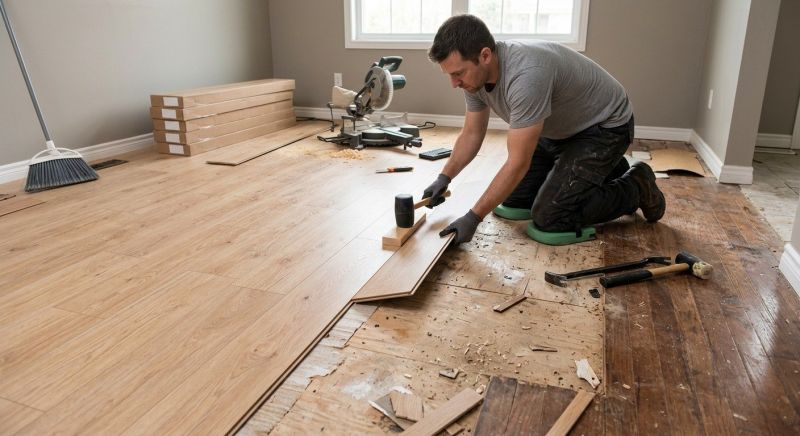 Laminate Floor Replacement in Laurel, MD