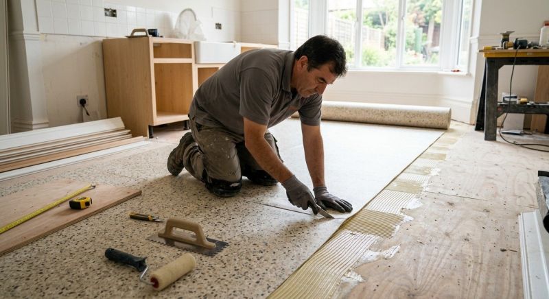 Linoleum Floor Installation in Prince William County, VA