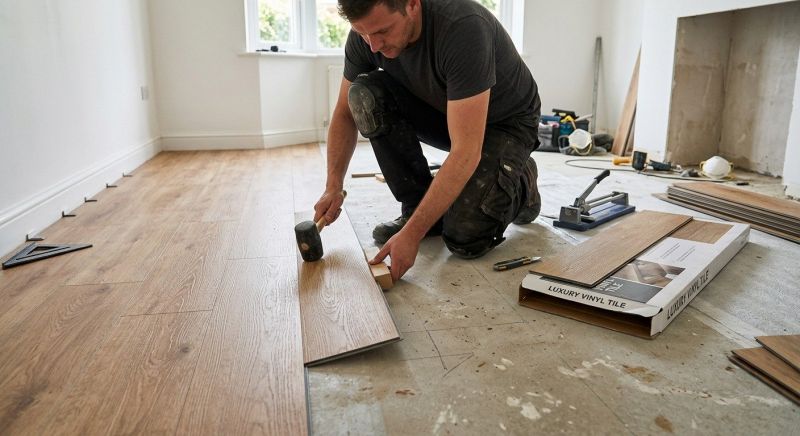 Luxury Vinyl Tile Installation in Reston, VA