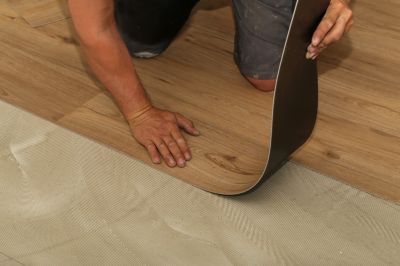 Sheet Linoleum Installation in Potomac, MD