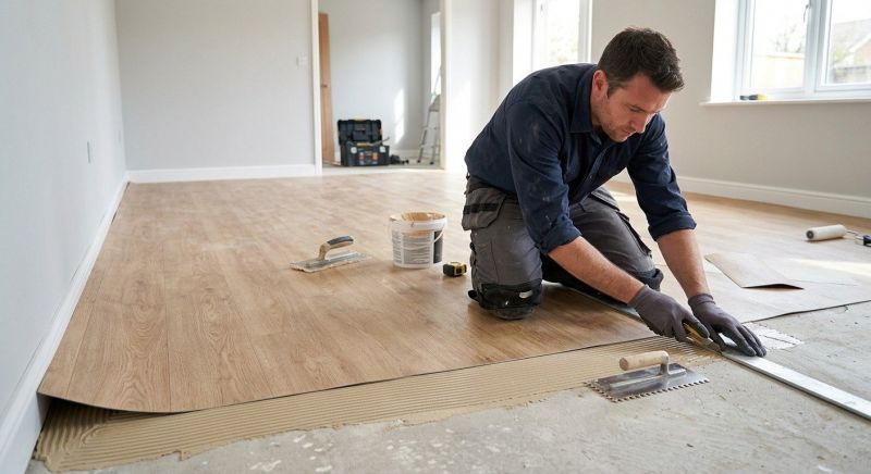Sheet Vinyl Installation in Hyattsville, MD
