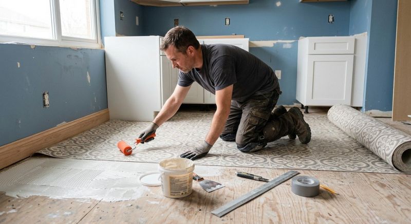Sheet Vinyl Installation in Vienna, VA