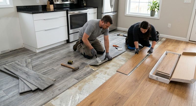 Vinyl Floor Replacement in Prince Georges County, MD