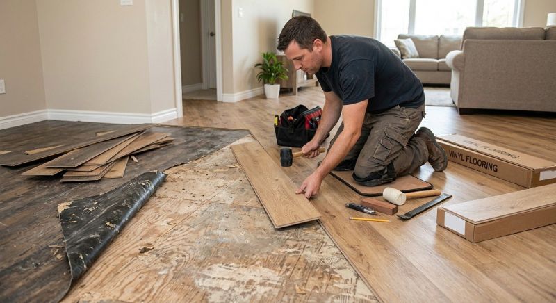 Vinyl Flooring Installation in Montgomery County, MD
